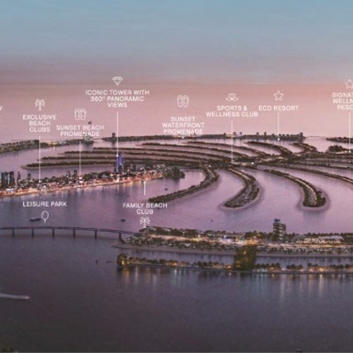 Palm Jebel Ali villas, by Nakheel